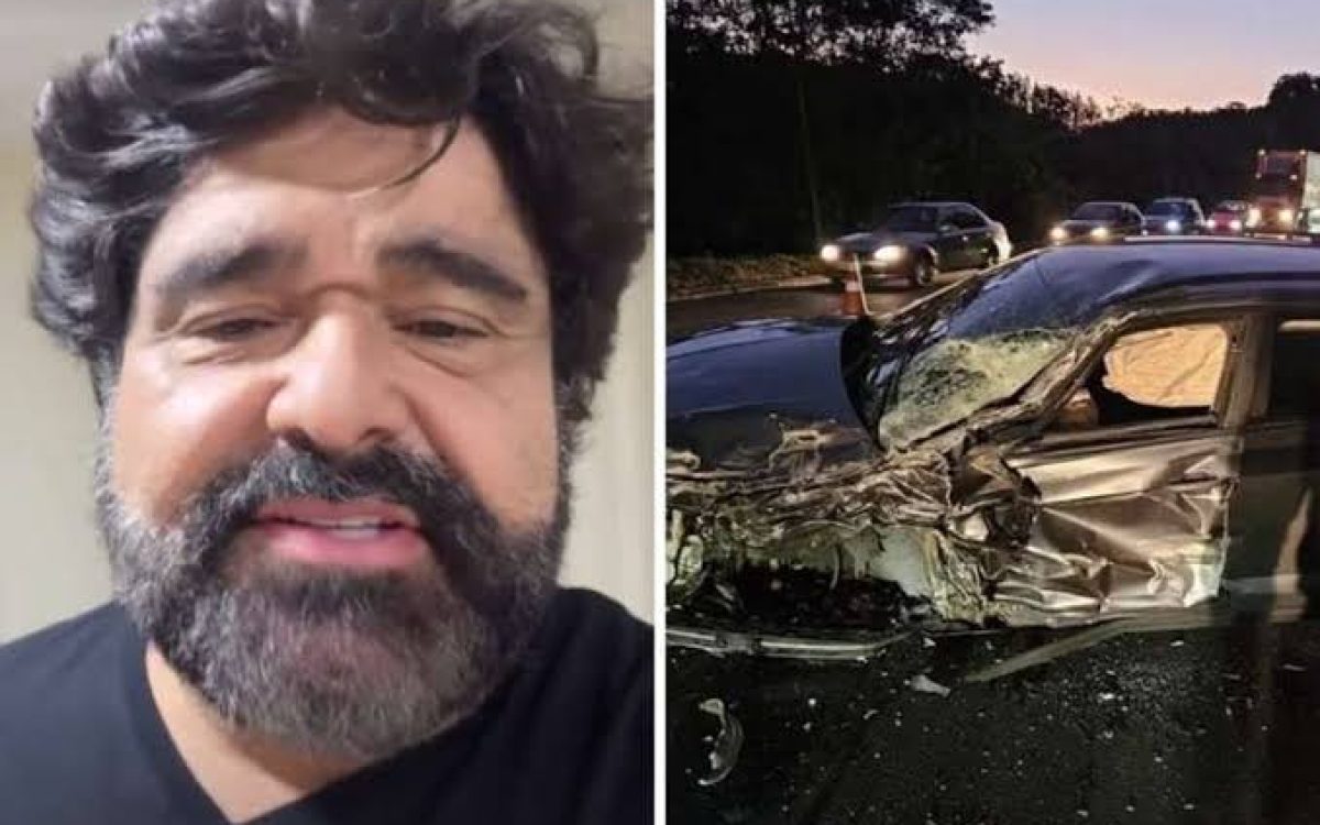 Fabiano, da dupla César Menotti & Fabiano, sofre acidente de carro e passa bem
